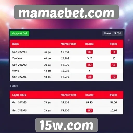 Comparação de odds entre mamaebet e concorrentes
